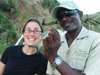 Bonita Cronje - fishing on the Zambezi River